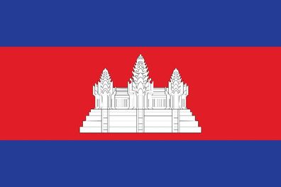1x Kambodscha Aufkleber 5cm Flagge breit Sticker Autoaufkleber selbstklebend
