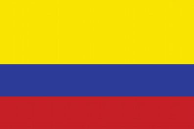 1x Kolumbien Aufkleber 10cm Flagge breit Sticker Autoaufkleber selbstklebend