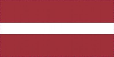 1x Lettland Aufkleber 10cm Flagge breit Sticker Autoaufkleber selbstklebend