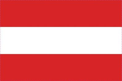 1x Österreich Aufkleber 5cm Flagge breit Sticker Autoaufkleber selbstklebend