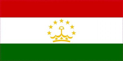1x Tadschikistan Aufkleber 5cm Flagge breit Sticker Autoaufkleber selbstklebend