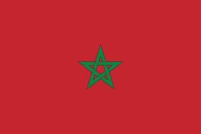 1x Marokko Aufkleber 10cm Flagge breit Sticker Autoaufkleber selbstklebend