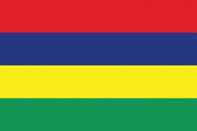 1x Mauritius Aufkleber 5cm Flagge breit Sticker Autoaufkleber selbstklebend