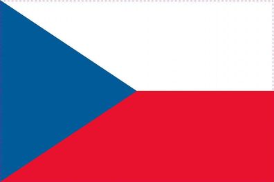 1x Tschechien Aufkleber 10cm Flagge breit Sticker Autoaufkleber selbstklebend