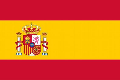 1x Spanien Aufkleber 15cm Flagge breit Sticker Autoaufkleber selbstklebend