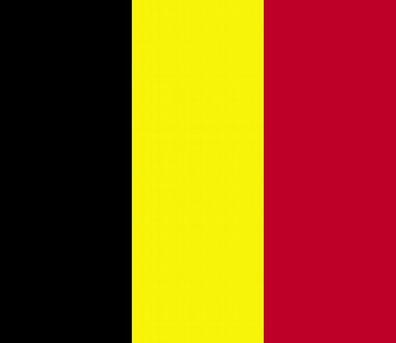 1x Belgien Aufkleber 10cm Flagge breit Sticker Autoaufkleber selbstklebend