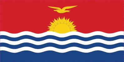 1x Kiribati Aufkleber 5cm Flagge breit Sticker Autoaufkleber selbstklebend