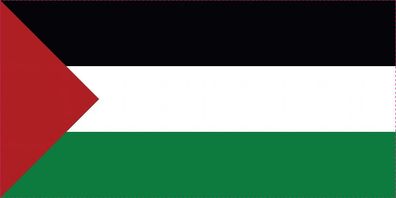 1x Palästina Aufkleber 5cm Flagge breit Sticker Autoaufkleber selbstklebend
