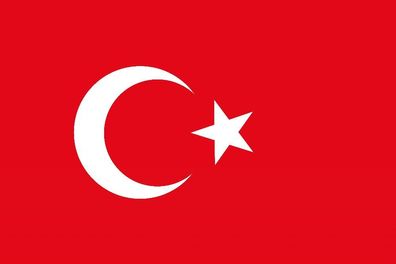 1x Türkei Aufkleber 10cm Flagge breit Sticker Autoaufkleber selbstklebend
