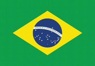 1x Brasilien Aufkleber 20cm Flagge breit Sticker Autoaufkleber