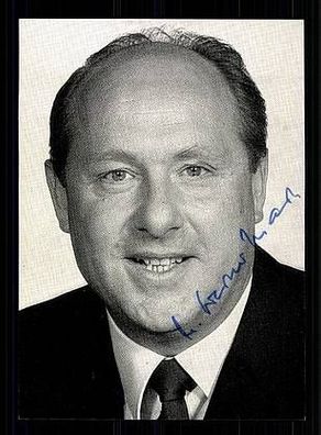 Dr. Werner Marx ( + 1985) CDU Autogrammkarte 80er Jahre Original Signiert + 8797