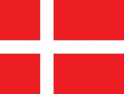 1x Dänemark Aufkleber 5cm Flagge breit Sticker Autoaufkleber selbstklebend