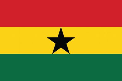 1x Ghana Aufkleber 10cm Flagge breit Sticker Autoaufkleber selbstklebend