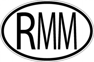 Mali Länderkennzeichen "RMM" 15x9,8cm Auto PKW Kennzeichen Sticker