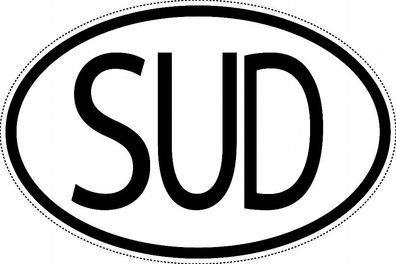 Sudan Länderkennzeichen "SUD" 15x9,8cm Auto PKW Kennzeichen Sticker
