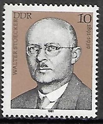 DDR postfrisch Michel-Nummer 2592