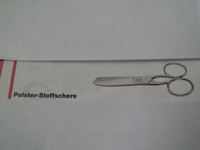Polster - Stoff - Schere 160 mm