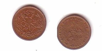 1/2 Cent Kupfermünze Niederlande 1909