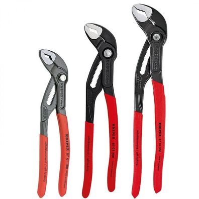 KNIPEX Zangenset Cobra Paket 3 tlg. Nr. 002009V02 Zange 180 250 300 mm