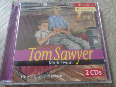 CD Hörbuch Klassiker - Tom Sawyer - Mark Twain 2 CDs