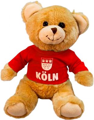 Plüsch - Teddybär mit Shirt - Köln - 27077 - Größe ca 26cm