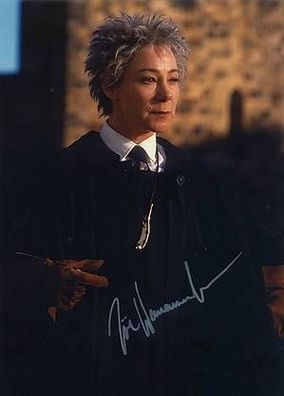 Original Autogramm ZOE Wanamaker Harry Potter und der Stein der Weisen (Großfoto)