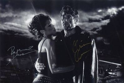 Original Autogramm Rosario DAWSON + CLIVE OWEN Sin City (Großfoto)