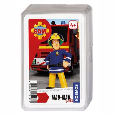 Mau Mau Kids | 32 Spielkarten | Feuerwehrmann Sam | Kartenspiel Kinder