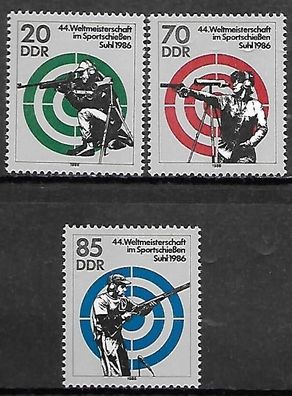 DDR postfrisch Michel-Nummer 3045-3047