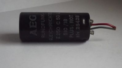 1 x historischer AEG - Selengleichrichter E250C50L, gebraucht, geprüft