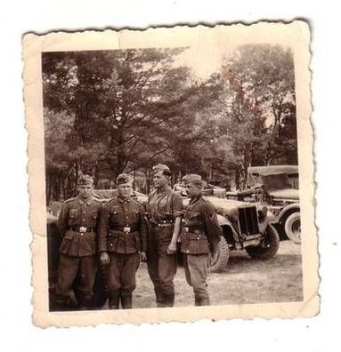 21799 Original Foto Deutsche Jeeps Militärfahrzeuge im 2. Weltkrieg