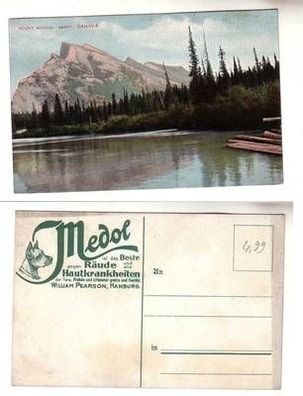 59497 Medol Reklame Ak Kanada Mount Rundle Nationalpark Banff um 1910