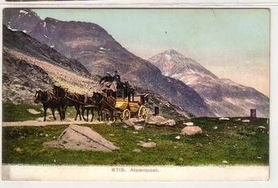 59281 Ak Schweizer Alpenpost Wehrli AG Kilchberg Zürich Nr. 6713 um 1910