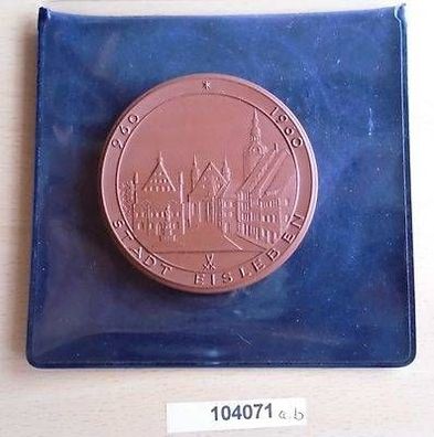 DDR Porzellan Medaille 1000 Jahre Stadt Eisleben 960-1960