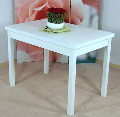 Tisch Ausziehbar Esstisch weiß Küchentisch Esszimmertisch Wohnzimmertisch