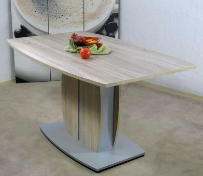 moderner Esstisch Kernbuche Esszimmertisch Säulentisch Tisch Küchentisch design