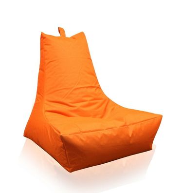 Lounge Sessel orange Riesensitzsack Sitzsack Sitzkissen XXL Indoor Outdoor