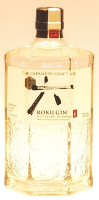 Roku Japanese Craft Gin in der 0,70 Ltr. Flasche aus Japan