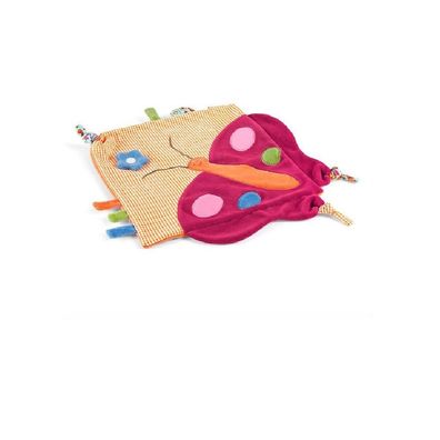 Sterntaler 91133 Krabbeldecke Schmetterling 100 x 100 cm Baby Decke pink