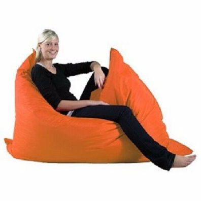 Riesensitzsack Sitzsack Sitzkissen XXL orange deutscher hersteller kissen sofa