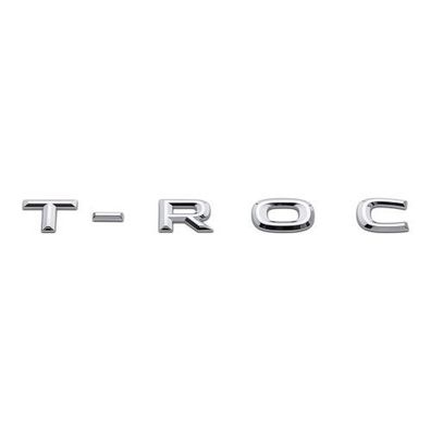 Original VW T-Roc Schriftzug hinten Heckklappe Emblem Logo chrom