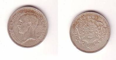 20 Franc Silber Münze Belgien 1934