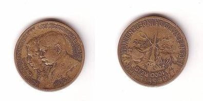 1000 Reis Messing Münze Brasilien 1922