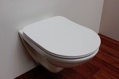 ADOB Slim Line Design WC Sitz Klobrille Klodeckel Toilettendeckel, Absenkautomatik