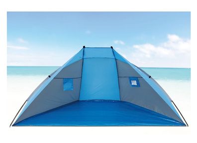 Explorer Strandmuschel 270cm UV 80+ Sonnenschutz Wind Zelt Strand Sichtschutz