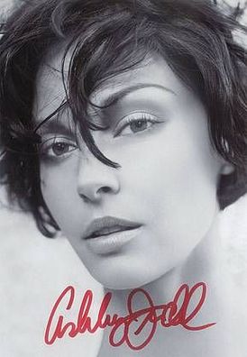 Original Autogramm ASHLEY JUDD auf Großfoto
