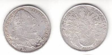 1 Taler Silber Münze Bayern Maximilian III. Joseph 1774 A Madonnentaler