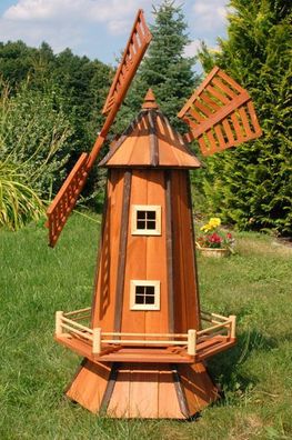 Windmühle, Garten Windmühle, Holz Windmühlen, imprägniert, Kugelgelagert, 1,3 m