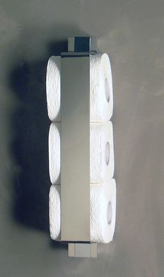 Ersatzrollenhalter Toilettenpapierhalter aus Edelstahl von Schönbeck Design
