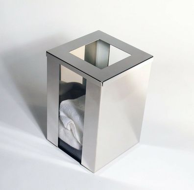 Schönbeck Design Handtuchablage Abwurfbehälter für Gästetücher Ablage